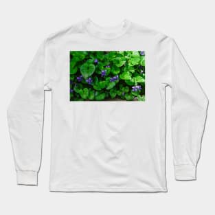 Blue Violets returned Long Sleeve T-Shirt